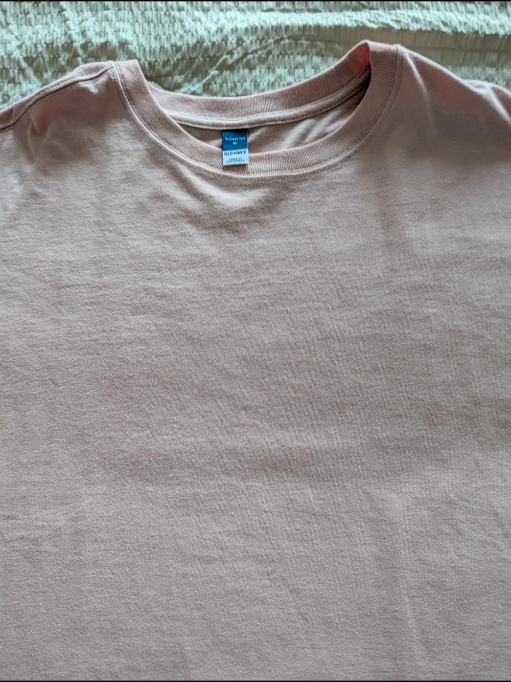 Old Navy Women's Pink Crew Neck T-Shirt